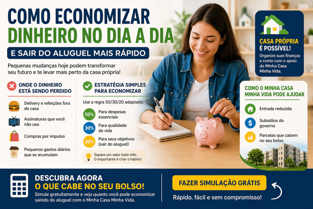 mulher fazendo gestao de dinheiro economia para comprar sua casa