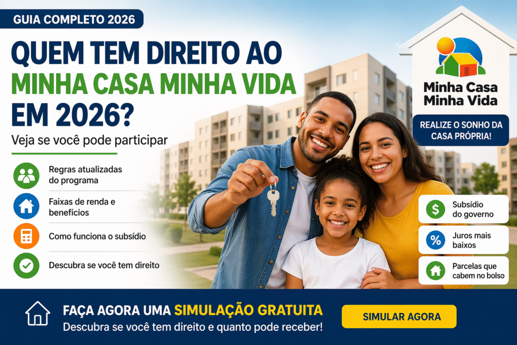 familia recebendo chave do imovel do programa minha casa minha vida
