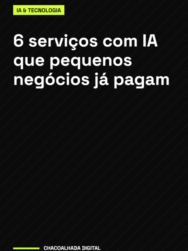 6 serviços com IA que pequenos negócios já pagam